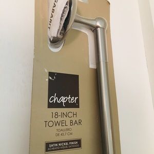 satin nickel towel bar